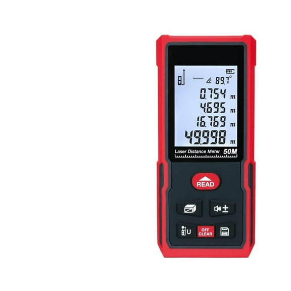 Laser Rangefinder 50m Laser Distance Meter Electronic Roulette Digital Rang Finder ,Water-Proof & Dust Resistant