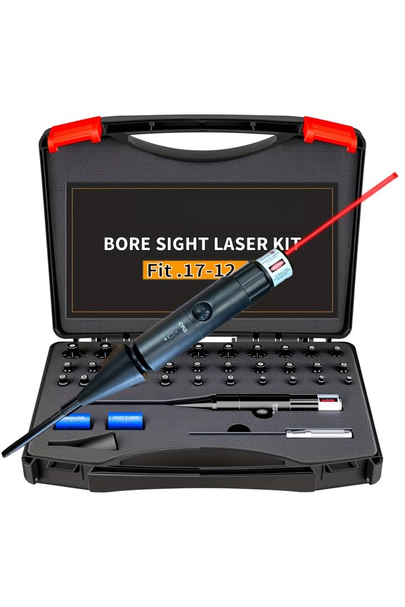 Laser Rangefinder Kit: Red or Green Laser Sight Kit with 8/32 Adapters - Multi-Diameter Tactical Laser Sight. Suitable for all .17 HMR to 12GA caliber firearms, this is a gun barrel sight kit