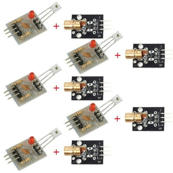 Laser Receiver Sensor Module + KY-008 Transmitter 10pcs/Set For Arduino AVR