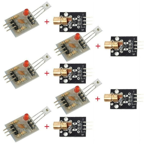 Laser Receiver Sensor Module + Ky-008 Transmitter 10Pcs/Set for Arduino Avr