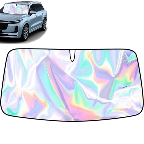 Laser Reflective Windshield Sunshade – Car Sun Shade Visor with Heat Insulation & Cooling, Universal Fit for All Models