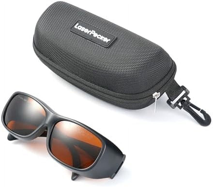 LaserPecker Laserschutzbrille 180nm-532nm & 900nm-1080nm für alle Maschinen und die meisten Lasergravierer, Rotlichttherapie-Brille, Augenschutz, Laserschutzbrille