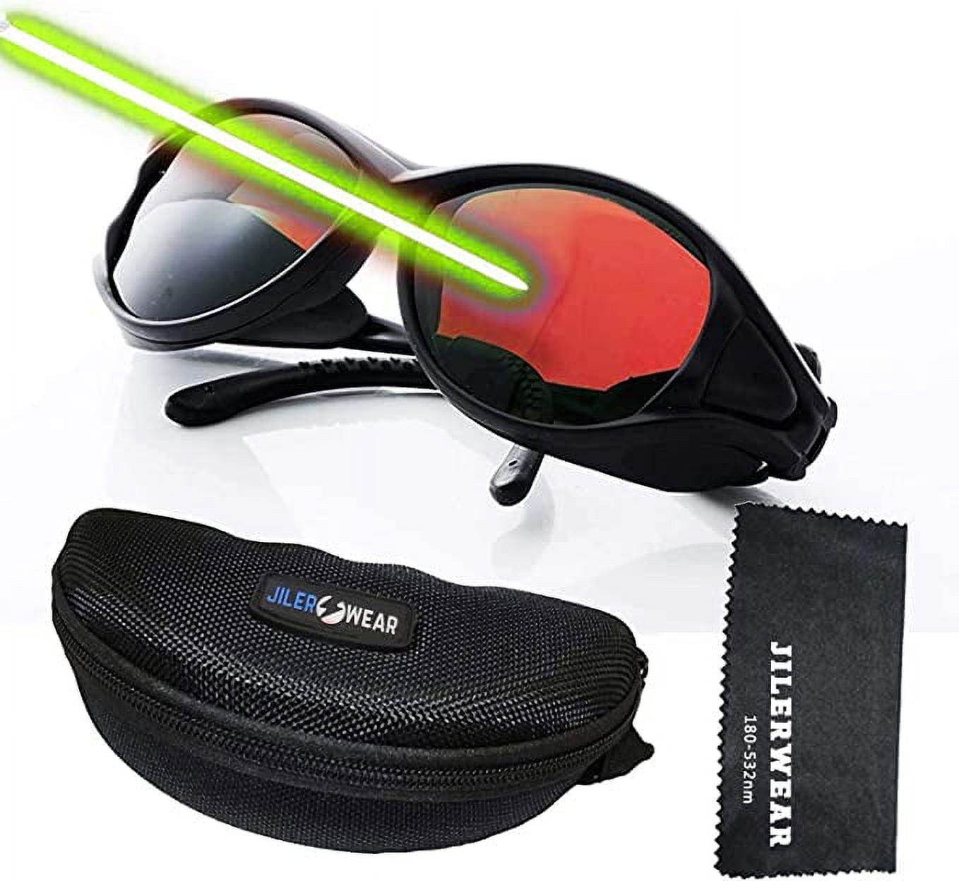 Laser Safety Goggles 532nm OD 6+ Professional 180nm532nm Wavelength Violet/Blue/Green Laser