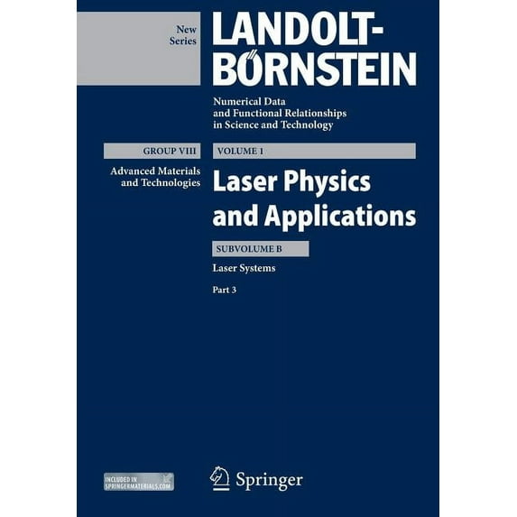 Laser Systems, Part 3, (Hardcover)