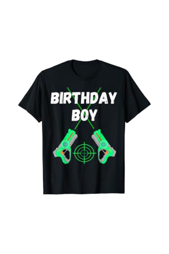 Laser Tag Birthday Boy Party Indoor Lasertag Game Player T-Shirt
