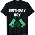 thumbnail image 1 of Laser Tag Birthday Boy Party Laser Tag Player Birthday T-ShirtMen and women, White Black T-shirt, size: Extra large S-4XL, 1 of 4
