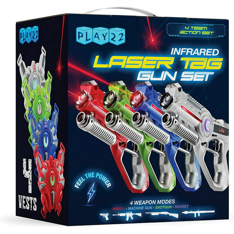 Laser Tag Set of 2, Lazer Tag Game for Kids Indoor & Outdoor Play, Gift  Ideas for Kids Teens and Adults, Cool Toys for Teenage Ages 8 9 10 11  12+Year