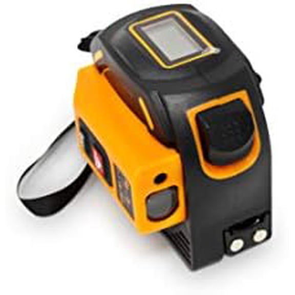 Laser Tape Measure 2-in-1, Laser Measure 196 Ft, Tape Measure 16 Ft Metric and US units with LCD Digital Display, Movable Magnetic Hook, Unit Conversion, Sturdy Build, Consistent and Accurate$$Tools