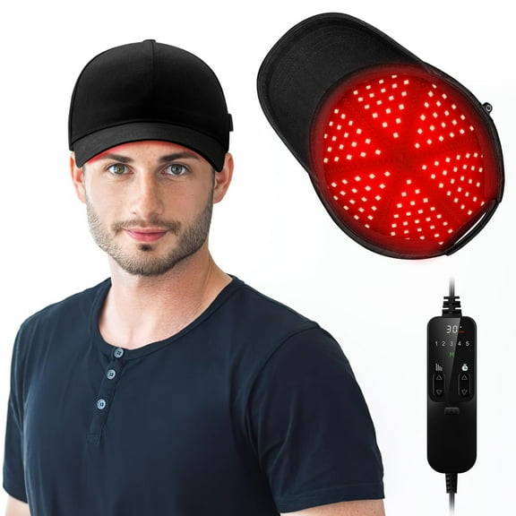 Laser Therapy Cap for Hair Regrowth Hair Loss Treatments for Men & Women & Hair Growth Products for Men with Thinning Hair, Red Light Therapy Cap