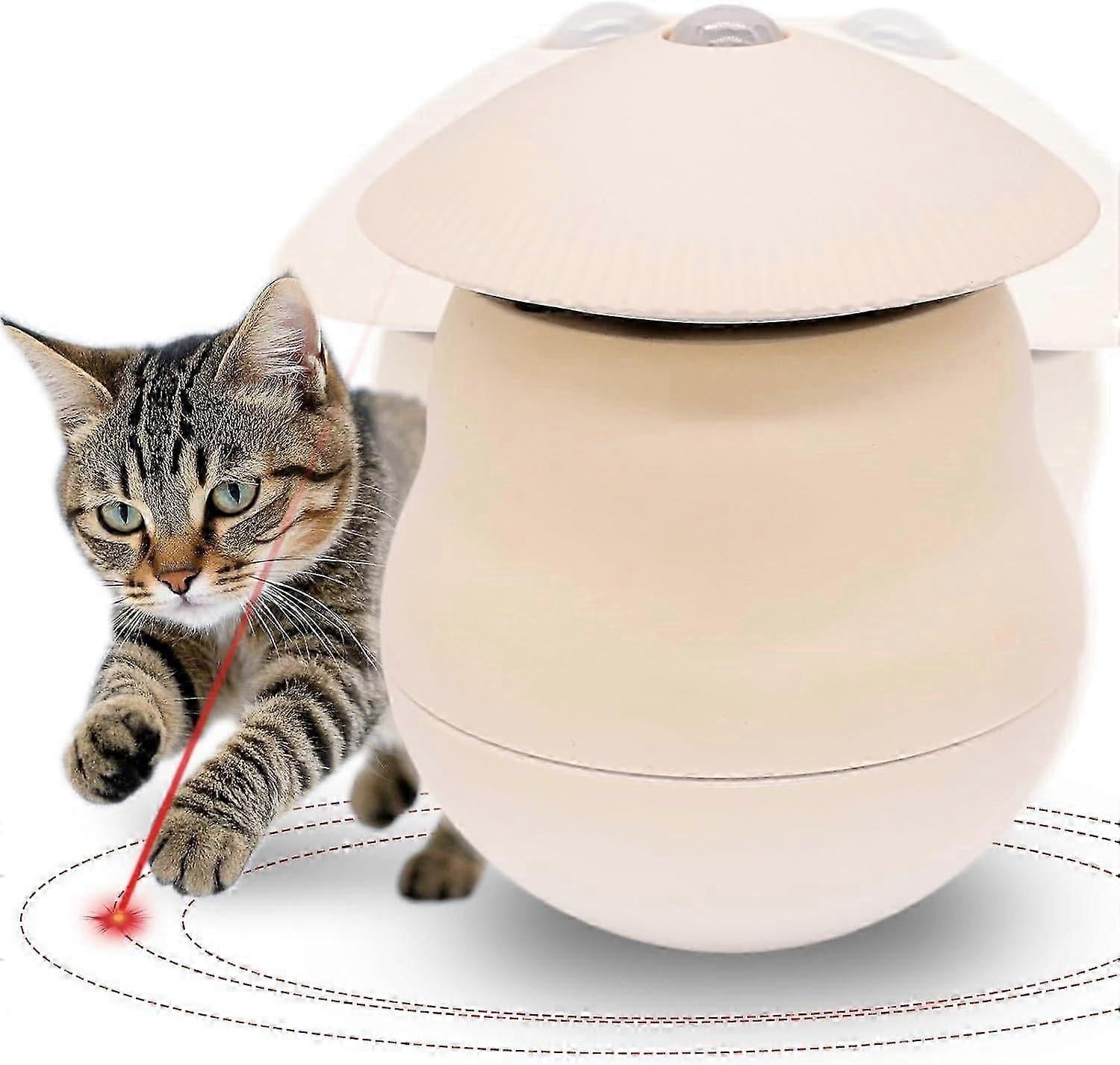 Laser Toys, Automatic Wireless Pet Lazer Toy for Indoor, Rechargeable Kitten