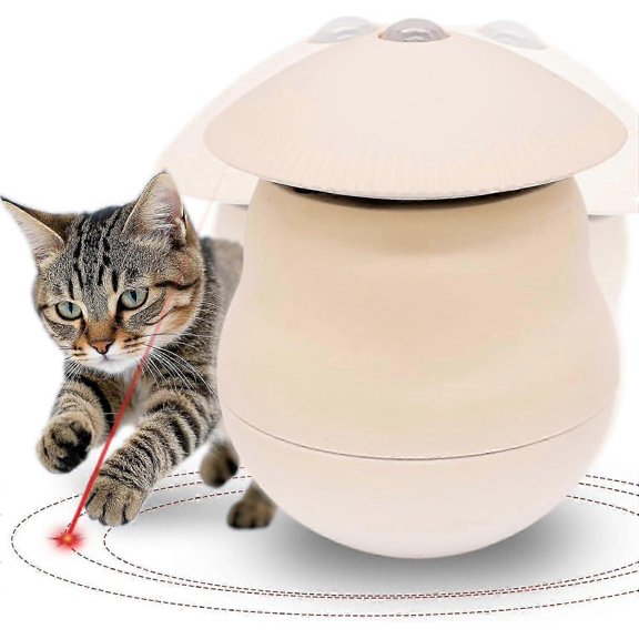 Laser Toys, Automatic Wireless Pet Lazer Toy for Indoor, Rechargeable Kitten