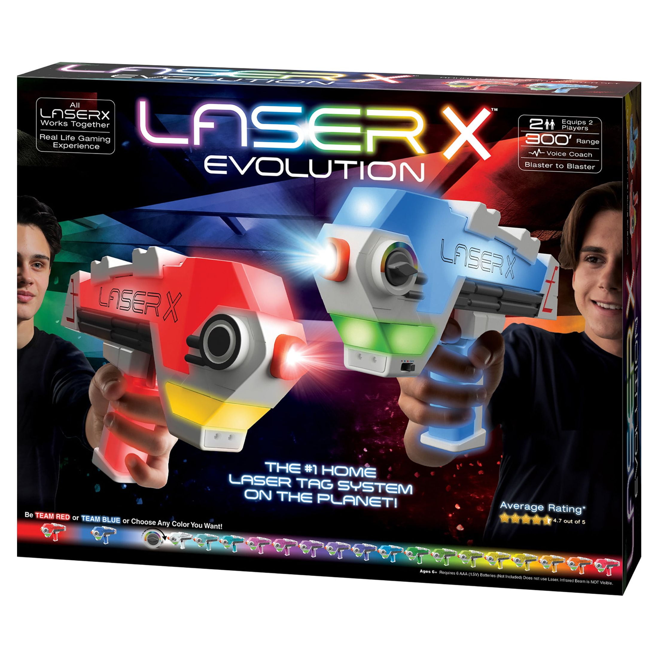 Promo Laser X Double Blaster évolution chez La Grande Récré
