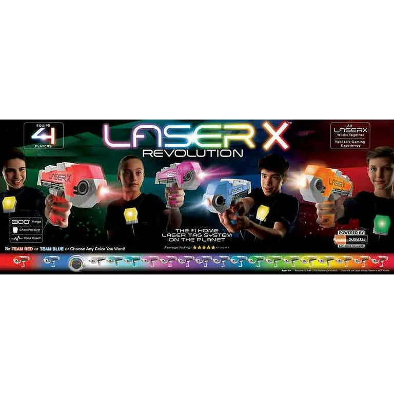  Laser X Revolution Blaster-to-Blaster 4 Pack : Toys & Games