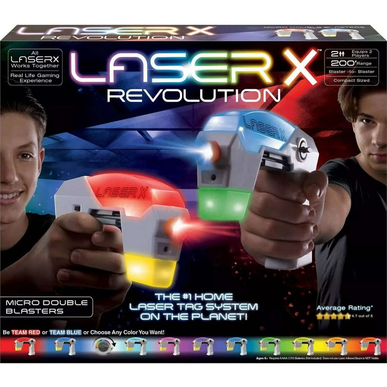 LASER X ダブルブラスターセット Laser X Infrared Tag Micro Double Blasters 2-Player Set