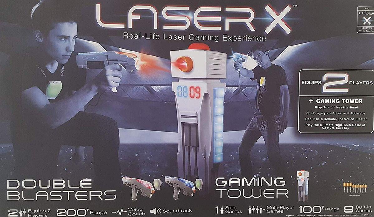 Laser X Real Life Laser Gaming Experience 2 Blasters + Gaming Tower