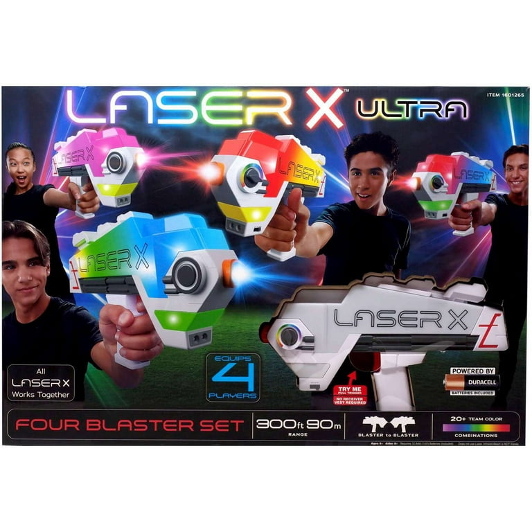オーナーズリーグ201120パック入り ウルトラキー＆レジェンズ12BOXセット Laser X Revolution Infrared Blast Guns, 4 Player Blaster-to