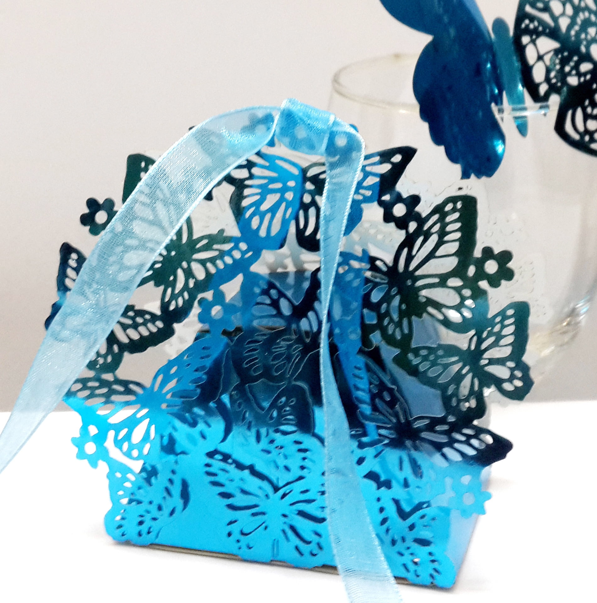 Laser hollow butterfly candy box wedding chocolate candy box