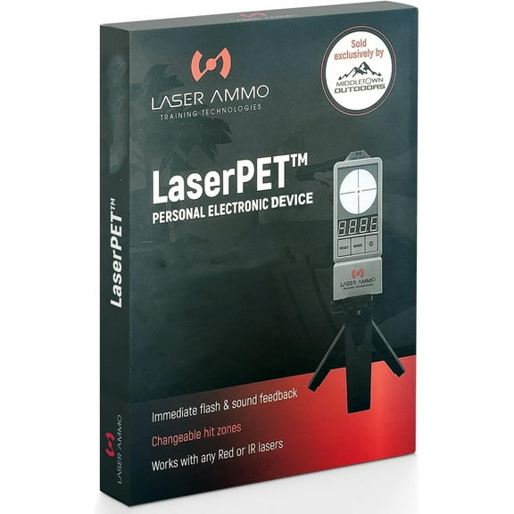 LaserPET I Personal Electronic Dryfire Device - 4 Practice Modes - 5 Training Cards Included, 2x AAA Batteries Included