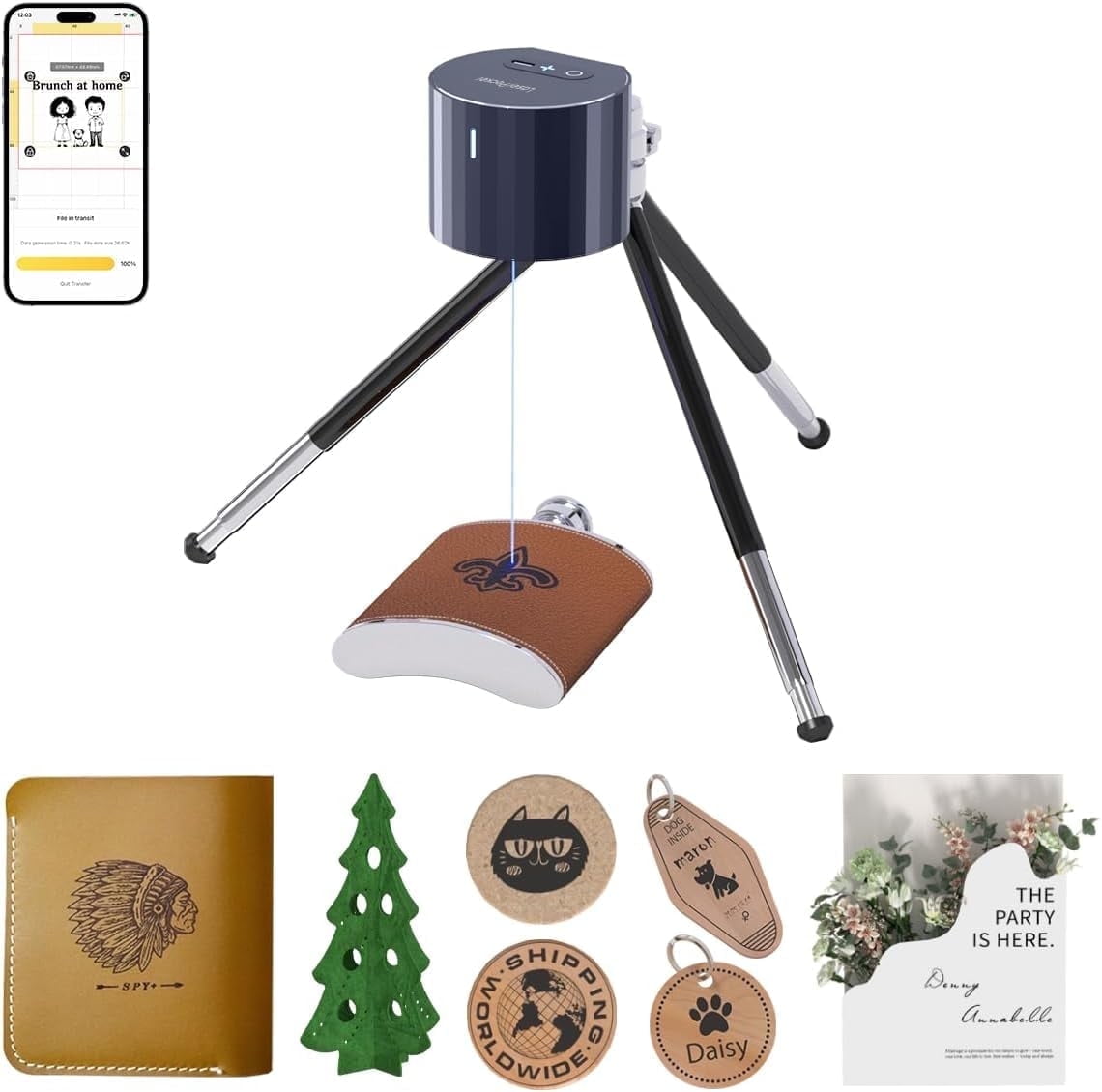 その他 LaserPecker LP1 Pro LaserPecker LP1 Pro 使いやすいエントリーレベルのレーザー彫刻機