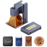 LaserPecker LP2 Laser Engraver with Roller, Portable and Handheld Laser Engraving Machine for Wood Metal Leather Acylic Suit Set with Versatile Rotary Roller
