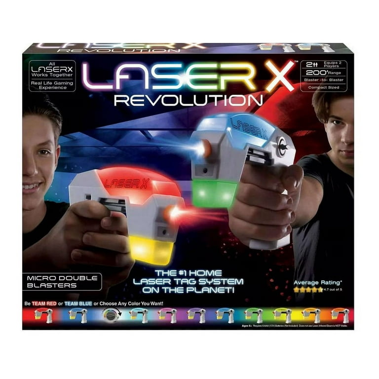 LaserX Laser X Revolution Laser Tag Micro Double Blasters 2 Player Set 