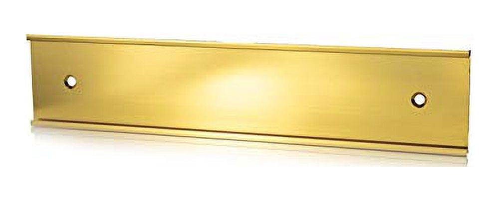 Nameplate Holder Wall Or Door 2 Pack - Rose Gold Aluminum Frame For 2x8 Or 2x10 Nameplates