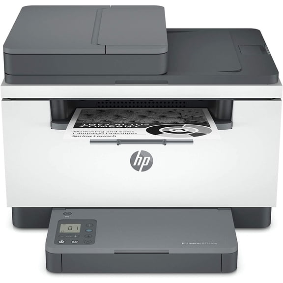 Laserjet MFP M234sdw Wireless Monochrome All-in-One Printer with Built-in Ethernet & Fast 2-Sided Printing, Instant Ink Ready (6GX01F)