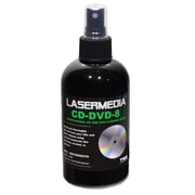Lasermedia CD DVD Cleaning Solution Fluid Not a Scratch Remover 8 Ounce 237 ML Spray Bottle Cleaner CD-DVD-8 Made in USA
