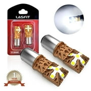 Lasfit 1157 2057 2357 7528 LED Bulbs for Back Up Reverse Lights, Daytime Running Lights, Xenon White