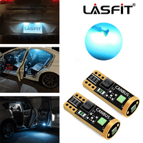 Lasfit 194 168 T10 LED Mini Bulbs, Canbus Error Free for Dome Map Courtesy Door License Plate Lights, Ice Blue | 2 Bulbs