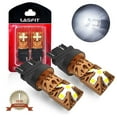 thumbnail image 1 of Lasfit 3157 3156 3057 4157 LED Bulbs for Back Up Reverse Lights, Daytime Running Lights, Parking Lights, Xenon White (Pack of 2), 1 of 6