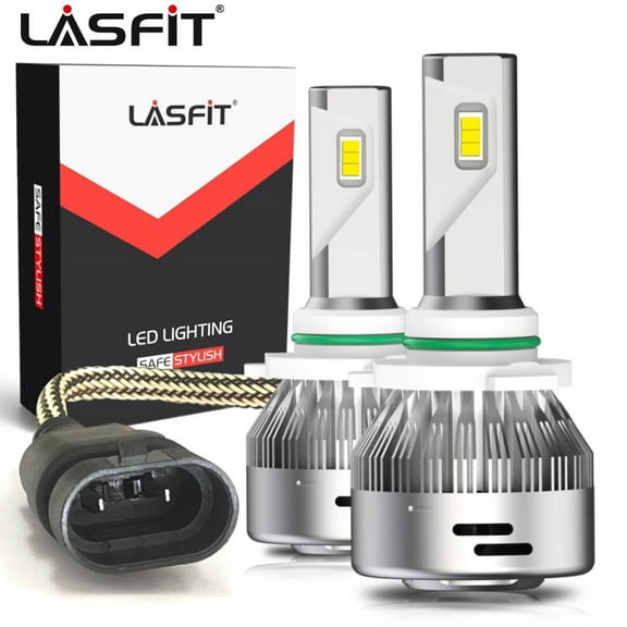 Lasfit 9006 HB4 Headlight Bulbs LED Low Beam Fog Light, Internal Driver 60W 6000LM 6000K, 2 Bulbs