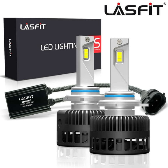 Lasfit 9006 HB4 LED Headlight Bulbs Low Beam/Fog Light, Super Bright Car LED Bulbs,72W 8000LM 6000K | 2 Bulbs