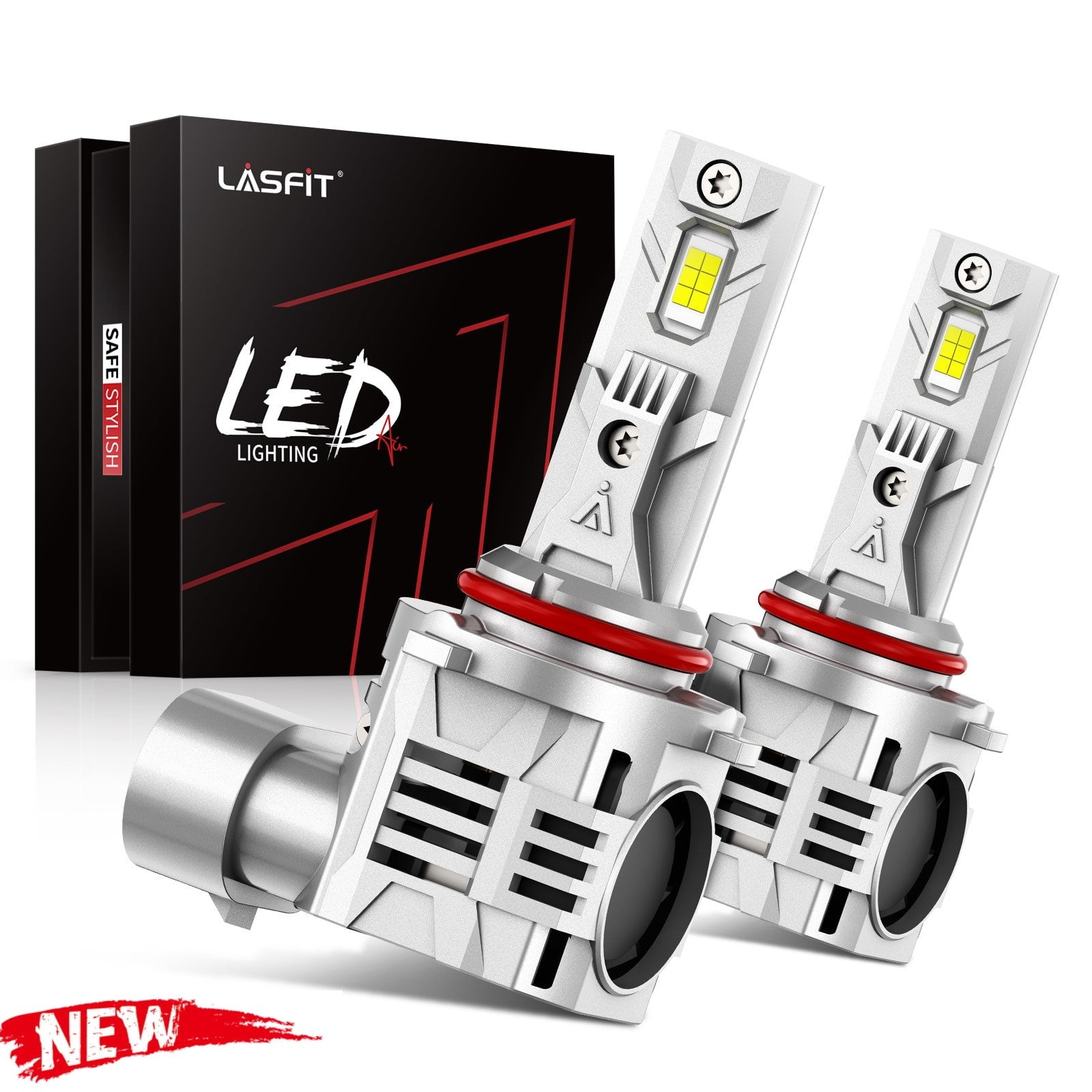 H11 H11 5202 Combo 2-Sides 6x LED Headlight High Low Beam Fog Light Bulbs 6000K