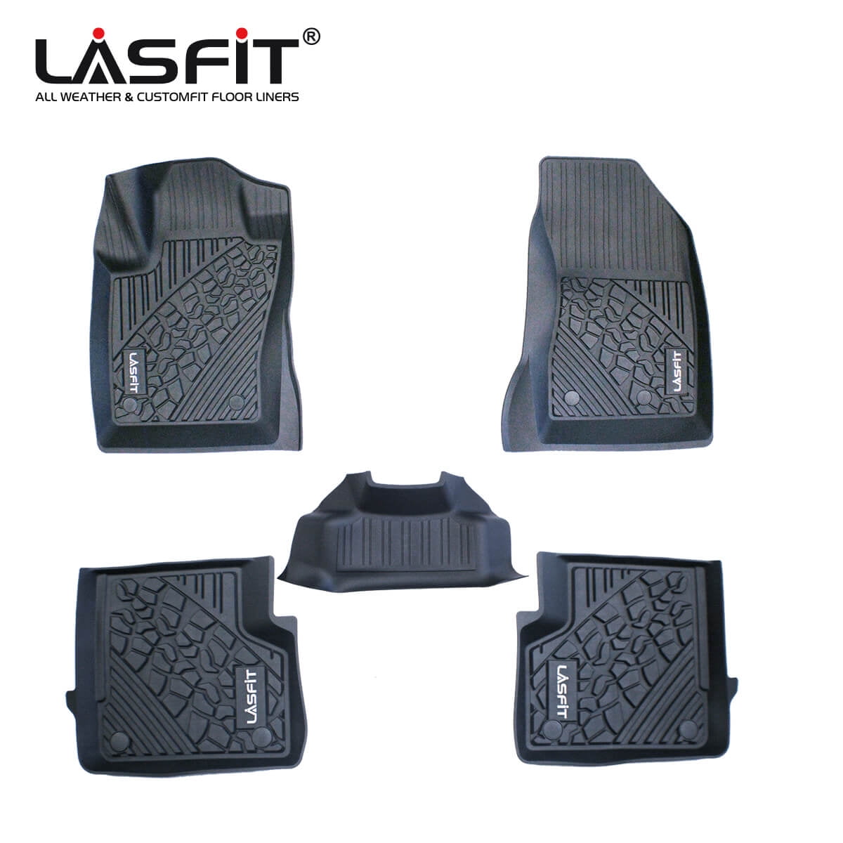 Lasfit Car Floor Mats for 20152021 Jeep Renegade, All Weather Fit TPE