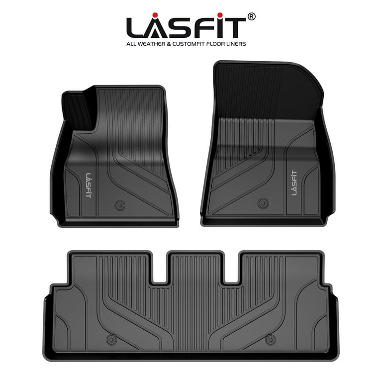 Lasfit Car Floor Mats for Tesla Model 3,TPE Car Mats Set,for 2017-2020  Model 3
