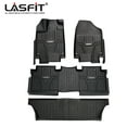 thumbnail image 1 of Lasfit Floor Mats for 2018-2022 Honda Odyssey, All-Weather Fit TPE Floor Liners Set, 1st & 2nd & 3rd Row, Black, 1 of 13