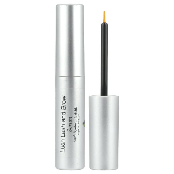 Lash & Brow Serum by Hyalogic - Eyelash and Brow Serum Enriched w/Hyaluronic Acid, Argan Oil & KGF: Hypoallergenic Formula | Cruelty & Paraben-Free .17 fl. oz.(5ml)