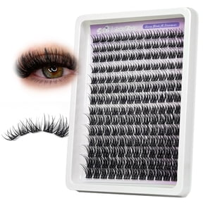 Lash Clusters 280PCS Natural Eyelash Clusters 30D 40D 9-16mm Individual Lash Wispy Eyelash Extension with Soft Thin Band Classic Look Pestañas Postizas Comfortable DIY at Home(30D-40D-9-16mm)
