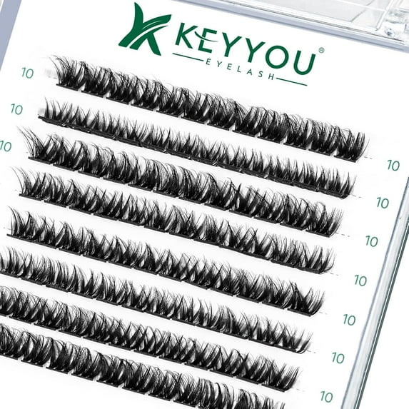 Lash Clusters 96pcs Individual Lashes Y01 D Curl 8-18MIX Cluster Lashes Volume Wispy Lash Extension Soft&Comfortable Easy DIY at Home(Y01,D-8-18MIX)