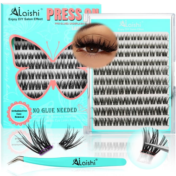 No Glue Needed Lashes Self Adhesive Eyelashes DIY Lash Cluster Eyelash Extensions Kit