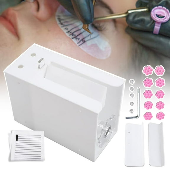 Lash Extension Eyelash Machine Tools,Lash Blossoming Device,Eyelash Grafting - Quick Fan Opening,Semi-Automatic Lash Fan Machine With Extension Bracket,for Home Use Beginners Beauty