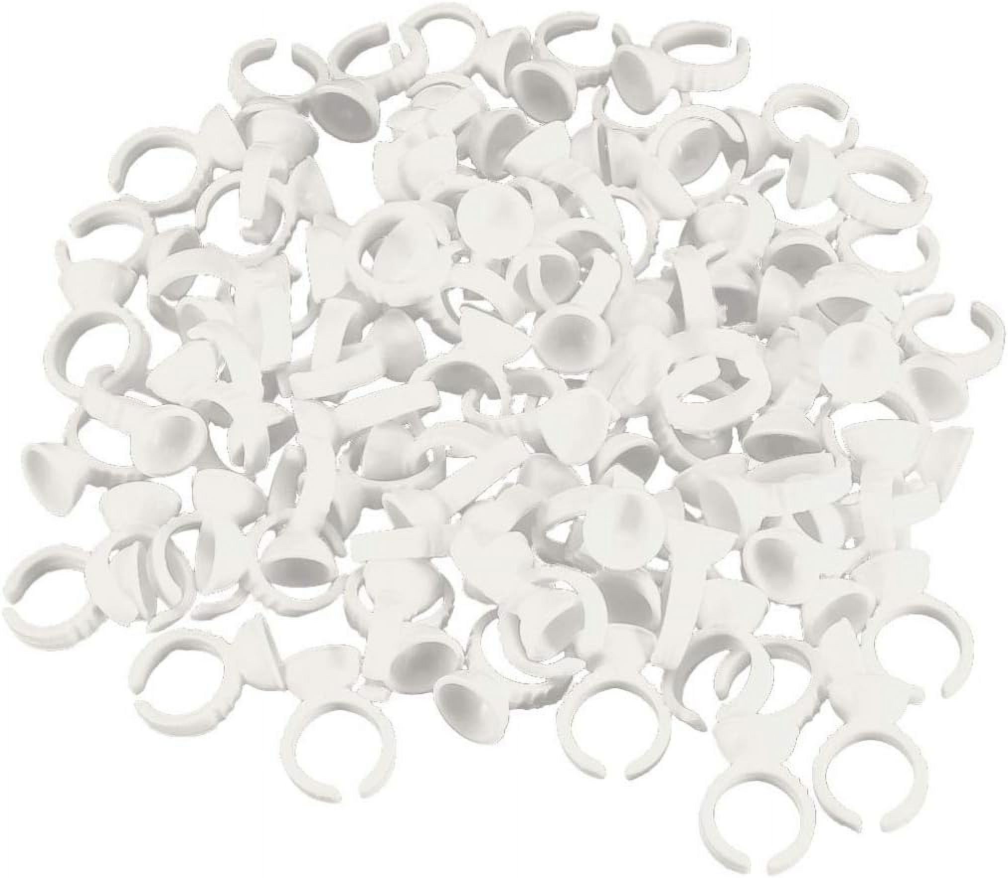 Lash Extension Glue Ring Lash Glue Rings 500PCS Ring Cups Pigment Ink