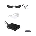 thumbnail image 1 of Lash Extension Light LED Eyelash Lamp, for Eyelash Extensions, UV Lash Glue System Foot Pedal Control Floor Lighting for Professional Lash Technicians, 1 of 9