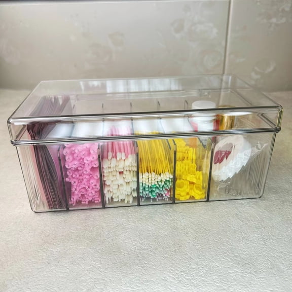 Lash Extension Organizers and Storage, Lash Extension Supplies Organizer, Lash Cart Organizer, Acrylic Large Capacity Eyelash Extension Supplies Storage Box, Lashes Supplies Containeroniy box