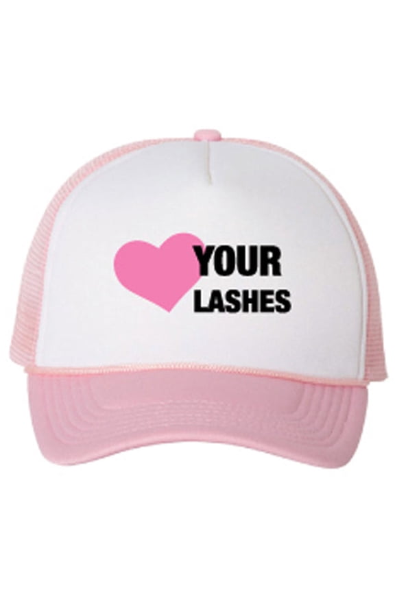 Lash Lid Soft Pink Hat