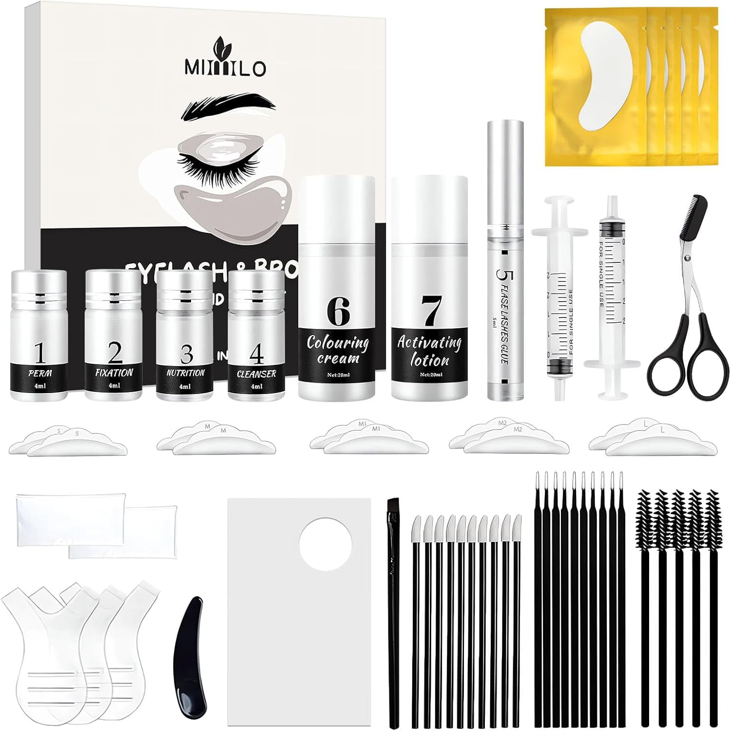 Lash Lift Kit, Lash Perm Kit, Lash and Brow Lamination Kit, Curling and ...