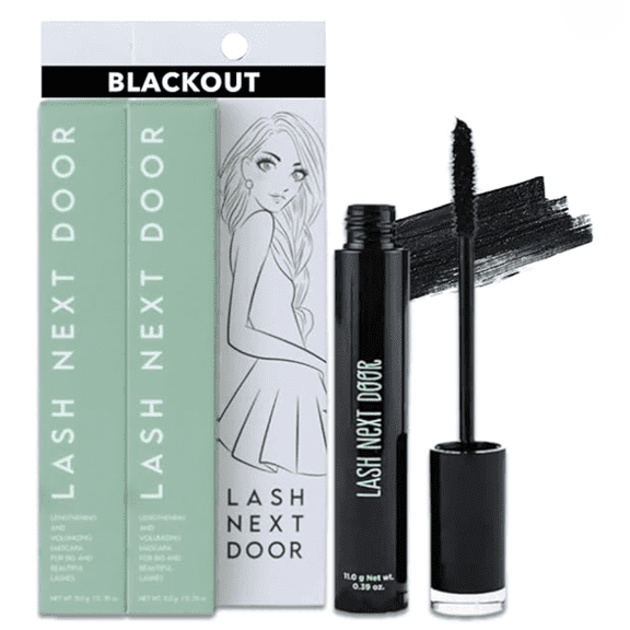 Two Pack | Lash Next Door Mascara | Blackout