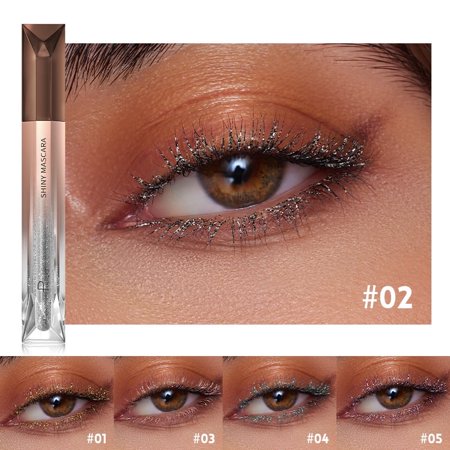 Lash Sensational Sky High Glitter Mascara, Diamond Effect Eye Makeup for Lashes and Brows, Washable, Space Diamond, 1 Count