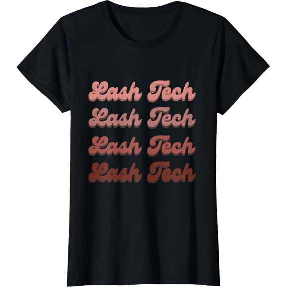 Lash Tech Lash Technician Retro Lash Tech T-Shirt